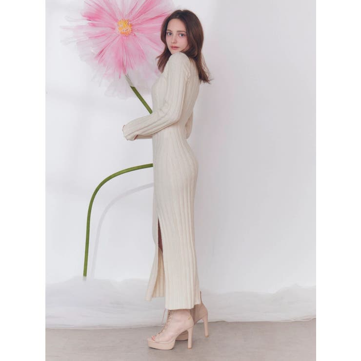 デコルテニットワンピース | EATME | 詳細画像4 