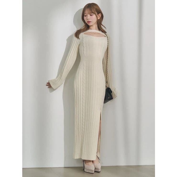 デコルテニットワンピース | EATME | 詳細画像9 