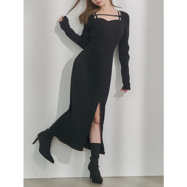 ベルテッドリブワンピース | EATME | 詳細画像11 