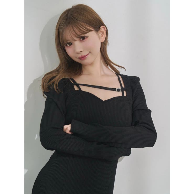 ベルテッドリブワンピース | EATME | 詳細画像12 