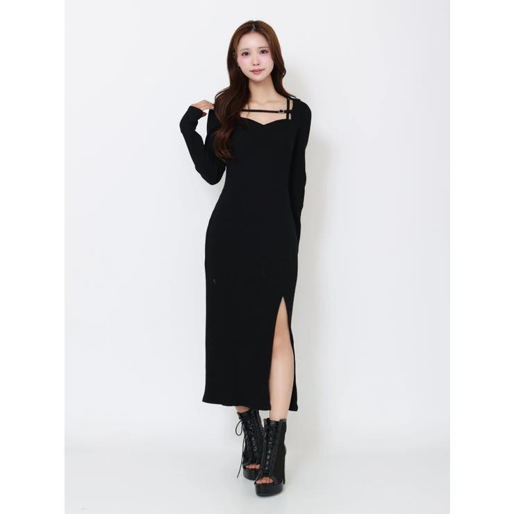 ベルテッドリブワンピース | EATME | 詳細画像15 