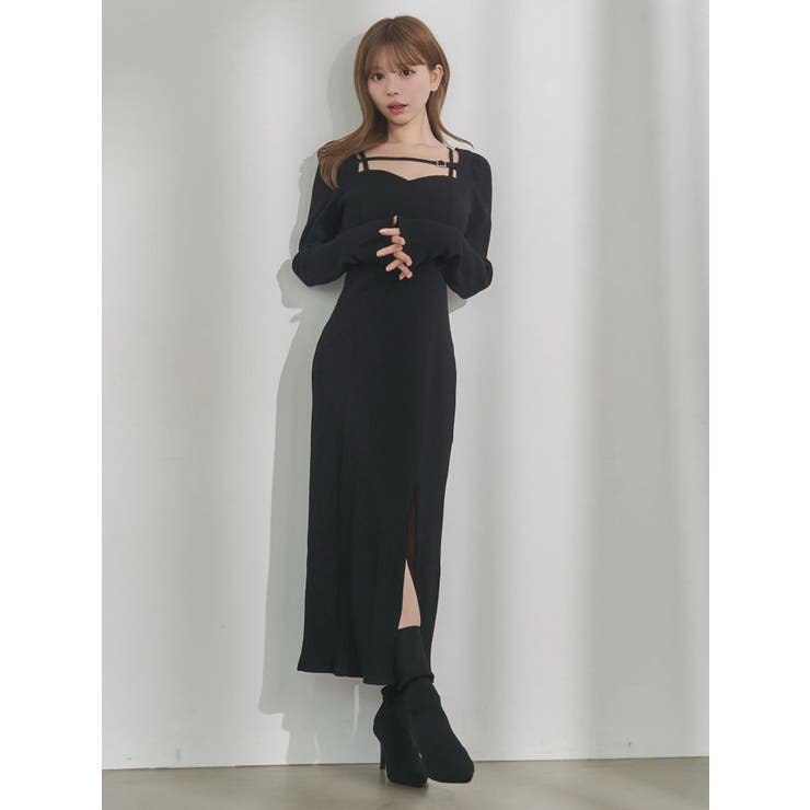 ベルテッドリブワンピース | EATME | 詳細画像2 