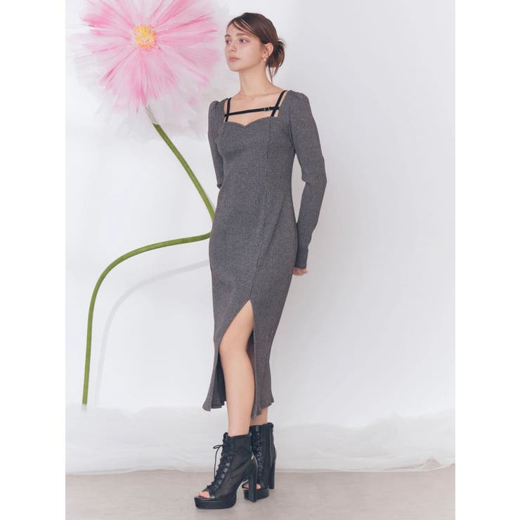 ベルテッドリブワンピース | EATME | 詳細画像3 