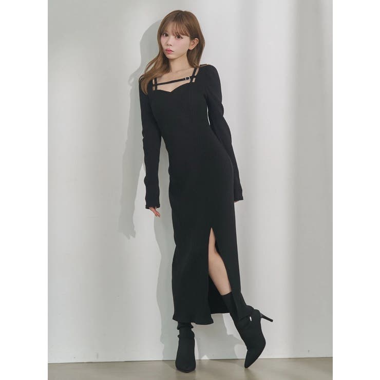 ベルテッドリブワンピース | EATME | 詳細画像9 