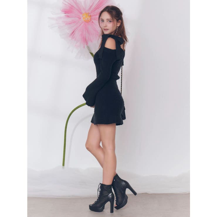 リボンオフショルミニワンピース | EATME | 詳細画像10 