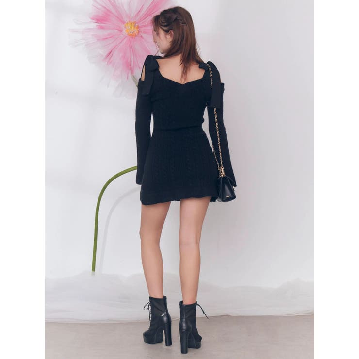 リボンオフショルミニワンピース | EATME | 詳細画像11 