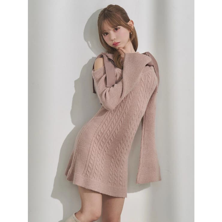 リボンオフショルミニワンピース | EATME | 詳細画像22 