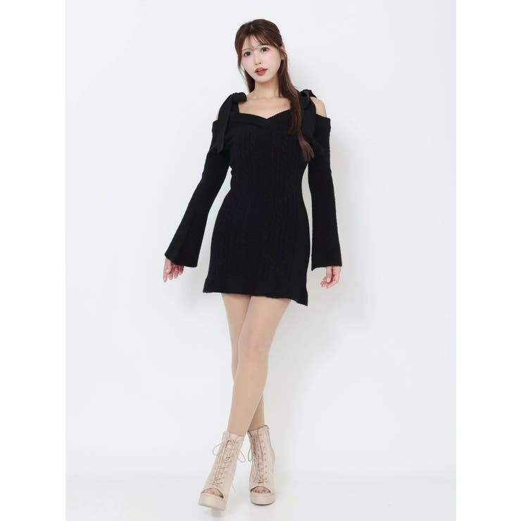 リボンオフショルミニワンピース | EATME | 詳細画像30 