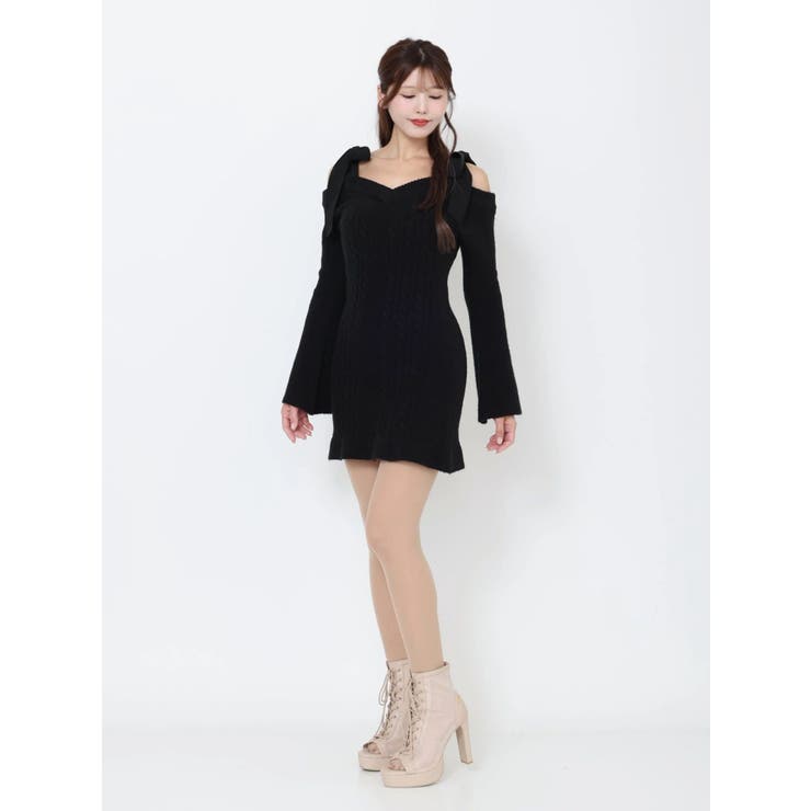 リボンオフショルミニワンピース | EATME | 詳細画像31 