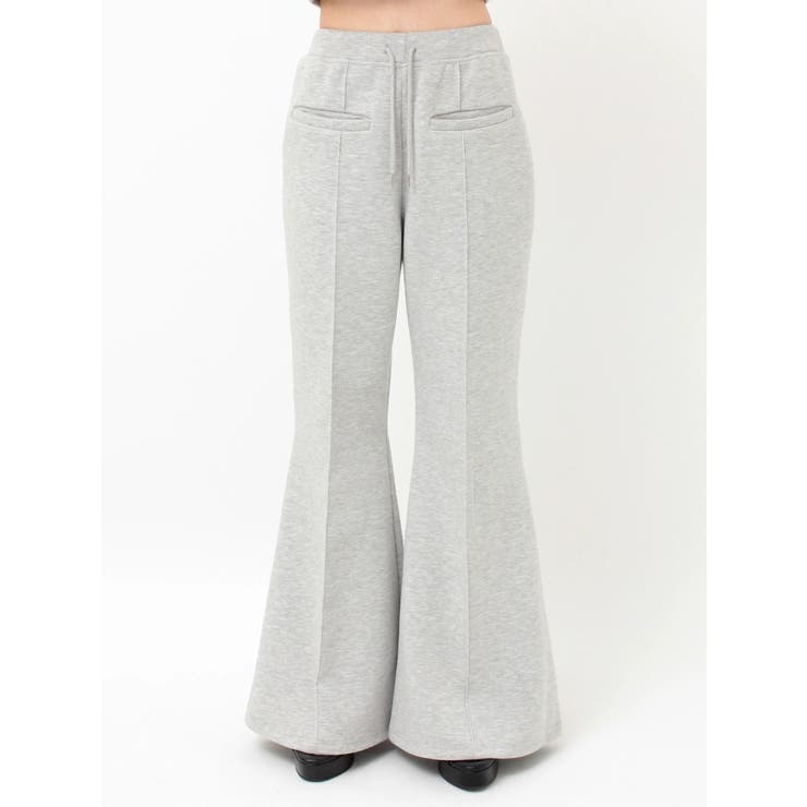 【SETUP】ダンボールセンターピンタックフレアパンツ | EATME | 詳細画像33 