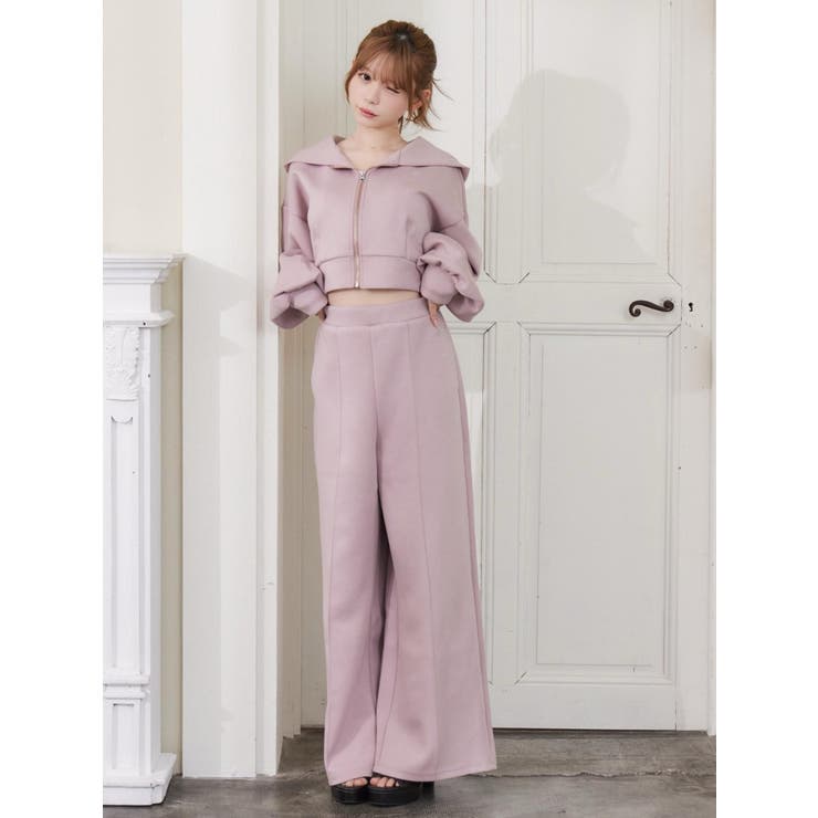 【SETUP】センタープレスワイドパンツ | EATME | 詳細画像2 