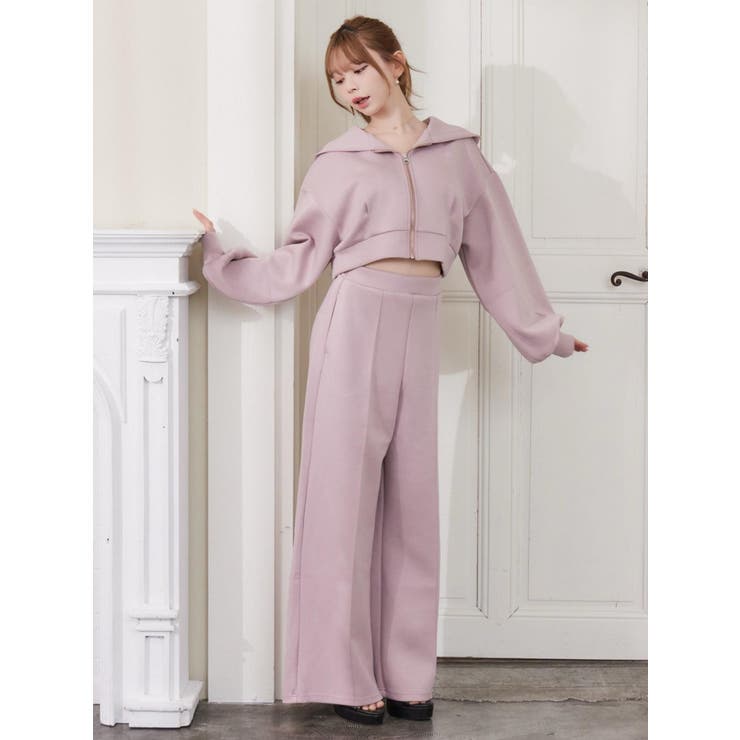 【SETUP】センタープレスワイドパンツ | EATME | 詳細画像5 