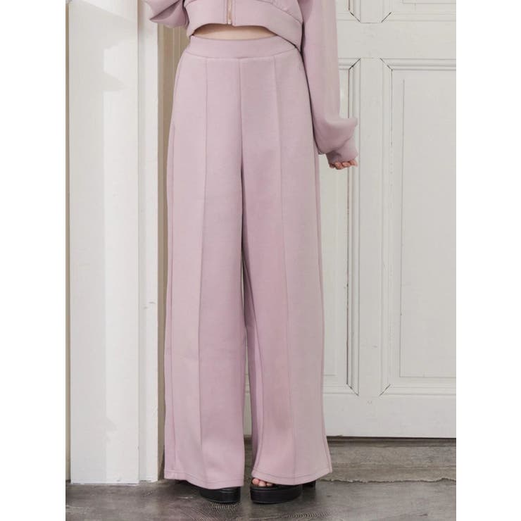 ピンク | 【SETUP】センタープレスワイドパンツ | EATME