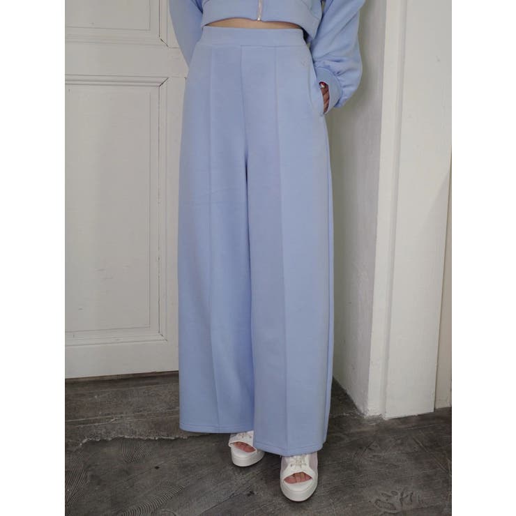 ブルー | 【SETUP】センタープレスワイドパンツ | EATME
