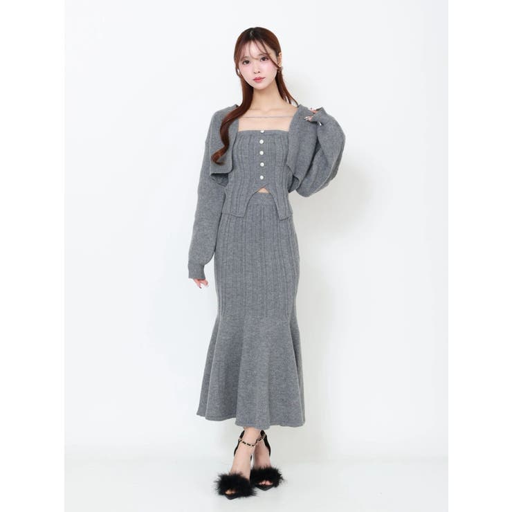 【SETUP】マーメイドニットスカート | EATME | 詳細画像15 