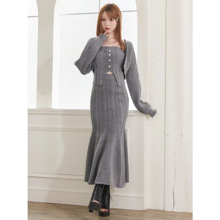 【SETUP】マーメイドニットスカート | EATME | 詳細画像21 