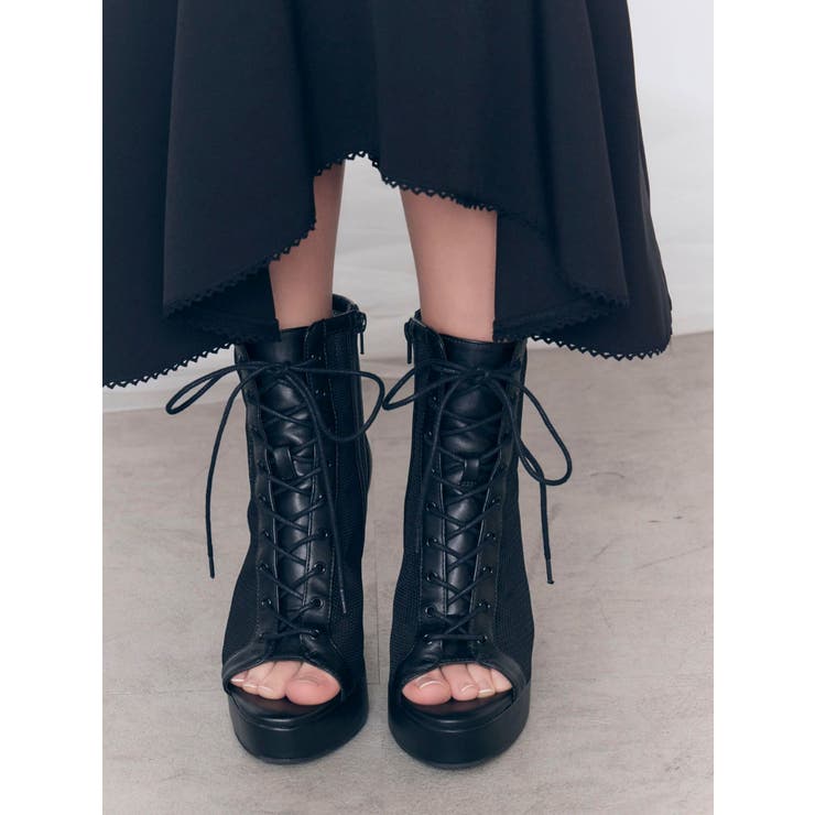 レースアップシアーブーツサンダル | EATME | 詳細画像8 