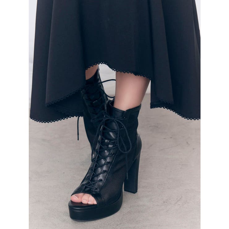 レースアップシアーブーツサンダル | EATME | 詳細画像9 