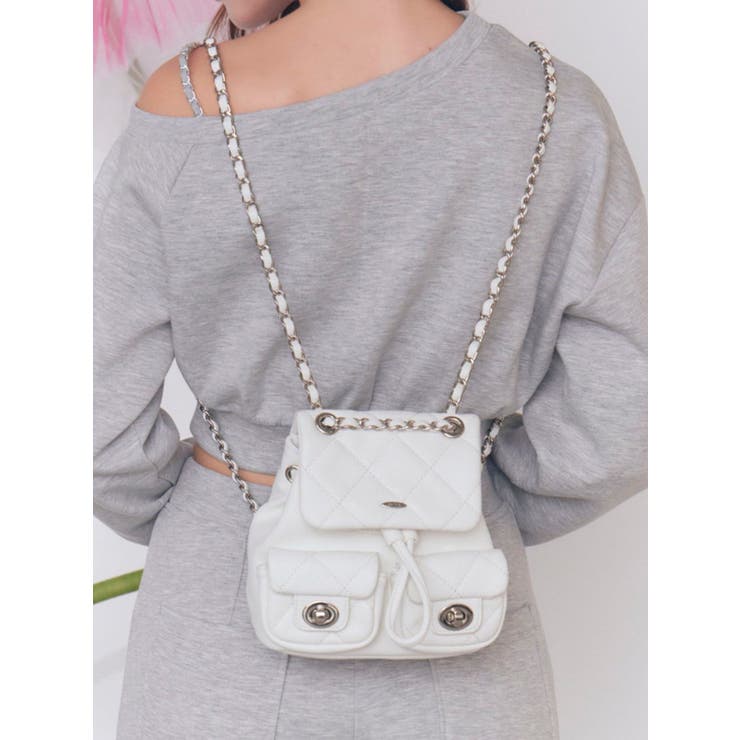 オフホワイト | キルティングリュック | EATME