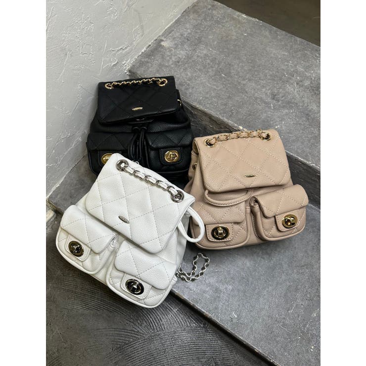 ブラック | キルティングリュック | EATME