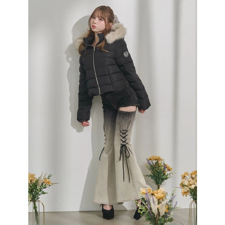 サイドレースアップカットアウトデニムパンツ | EATME | 詳細画像28 