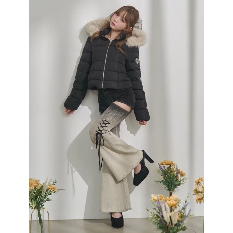 サイドレースアップカットアウトデニムパンツ | EATME | 詳細画像29 