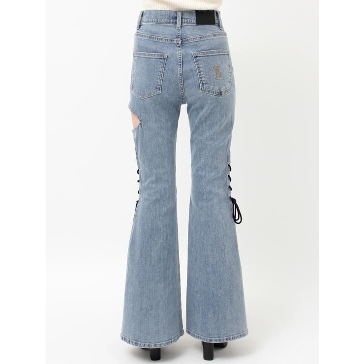 サイドレースアップカットアウトデニムパンツ | EATME | 詳細画像41 