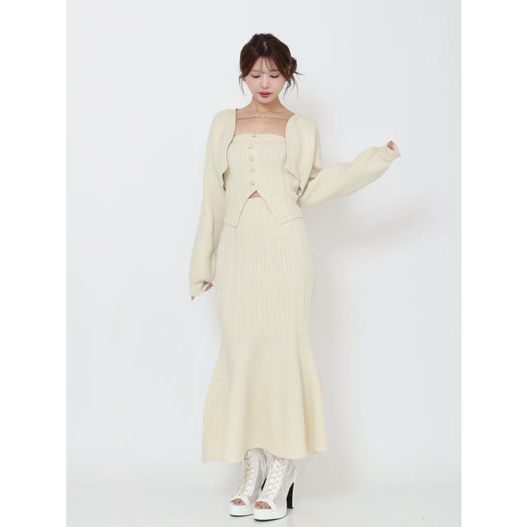 【SETUP】フロントボタンニットベアTOP | EATME | 詳細画像10 