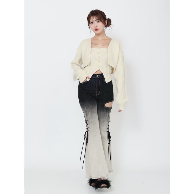 【SETUP】フロントボタンニットベアTOP | EATME | 詳細画像12 