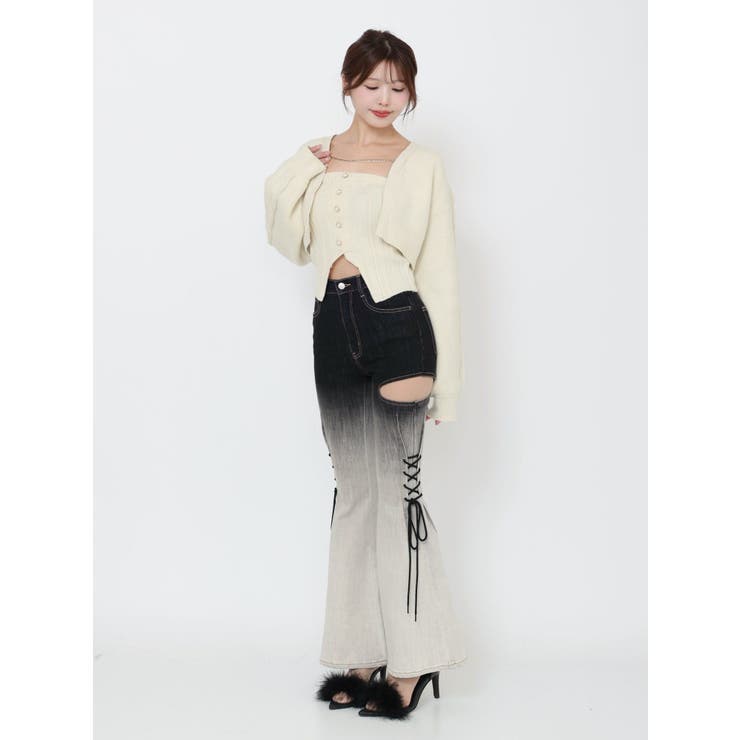 【SETUP】フロントボタンニットベアTOP | EATME | 詳細画像13 