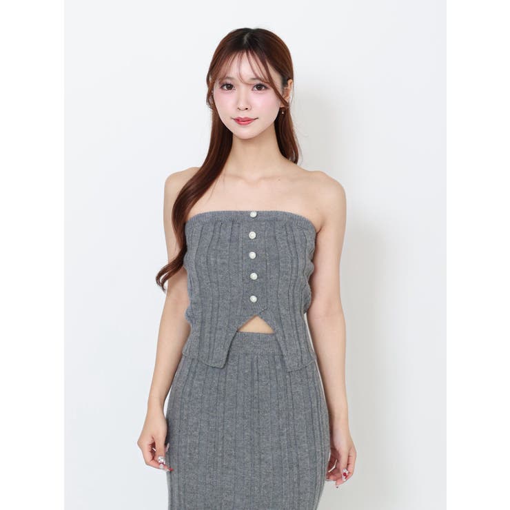 【SETUP】フロントボタンニットベアTOP | EATME | 詳細画像16 