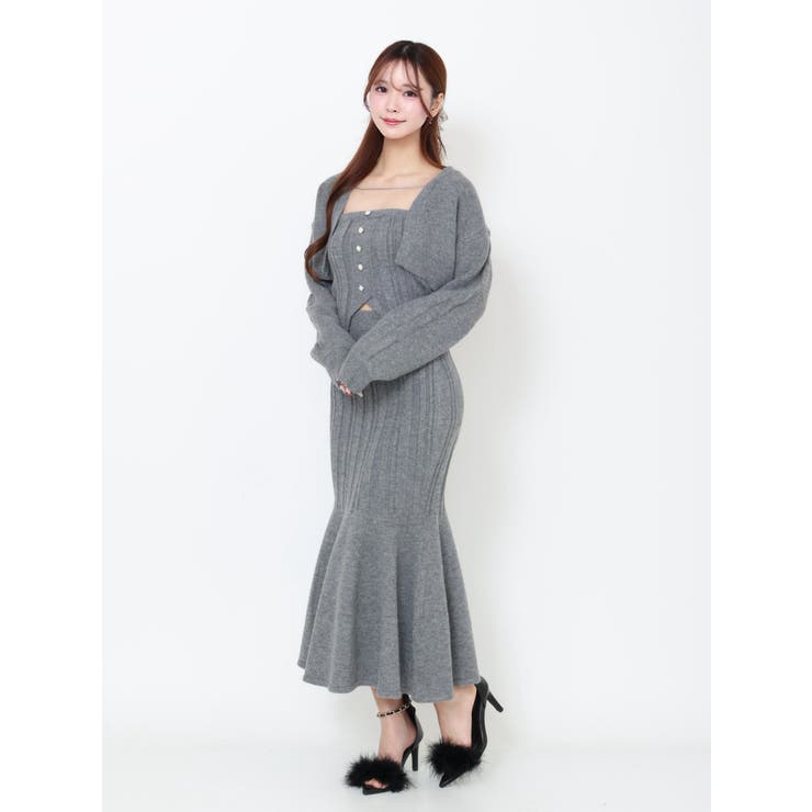 【SETUP】フロントボタンニットベアTOP | EATME | 詳細画像19 