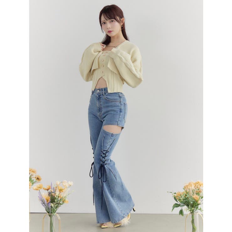 【SETUP】フロントボタンニットベアTOP | EATME | 詳細画像23 