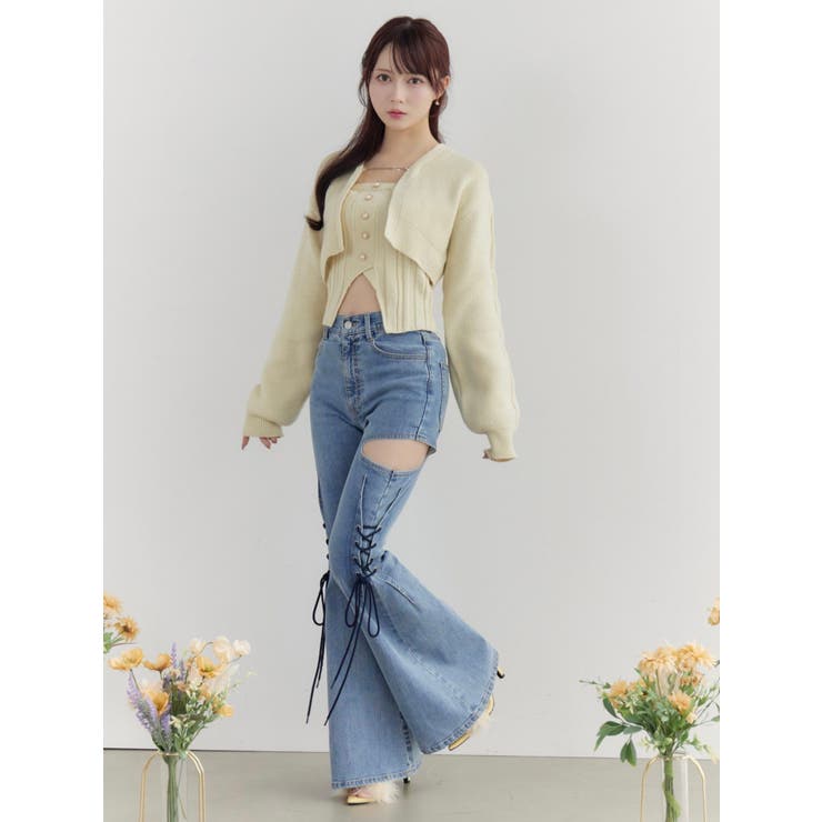 【SETUP】フロントボタンニットベアTOP | EATME | 詳細画像24 