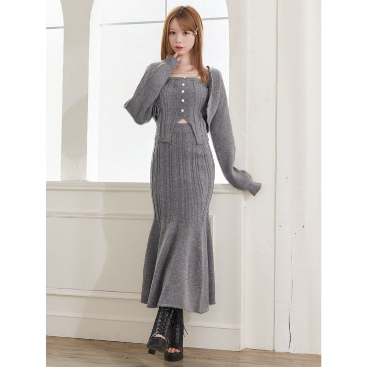 【SETUP】フロントボタンニットベアTOP | EATME | 詳細画像26 