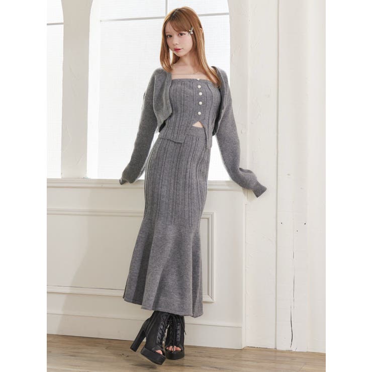 【SETUP】フロントボタンニットベアTOP | EATME | 詳細画像27 