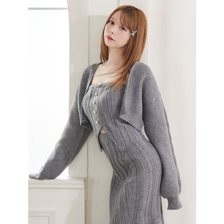 【SETUP】フロントボタンニットベアTOP | EATME | 詳細画像31 