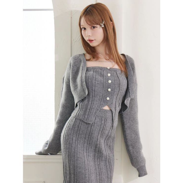 【SETUP】フロントボタンニットベアTOP | EATME | 詳細画像32 