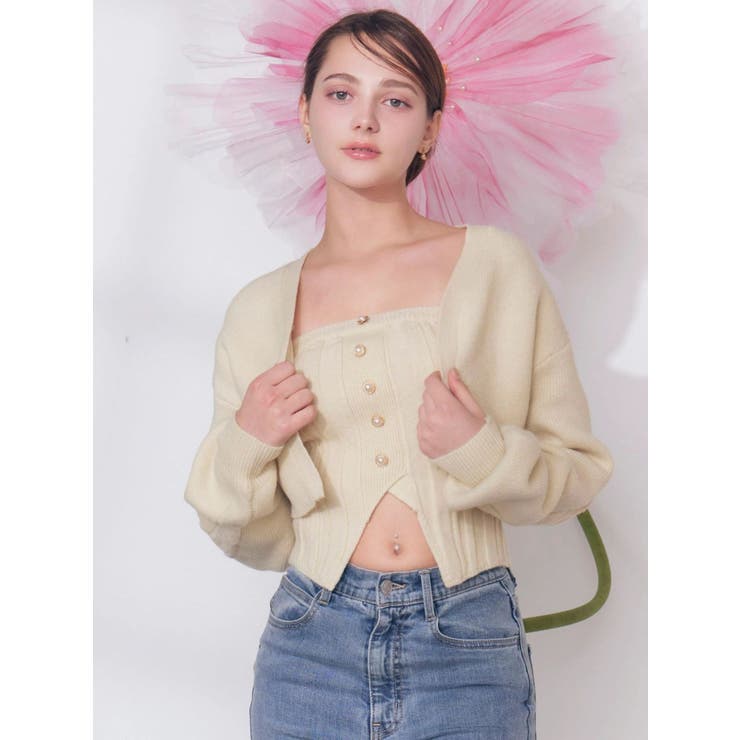 【SETUP】フロントボタンニットベアTOP | EATME | 詳細画像42 