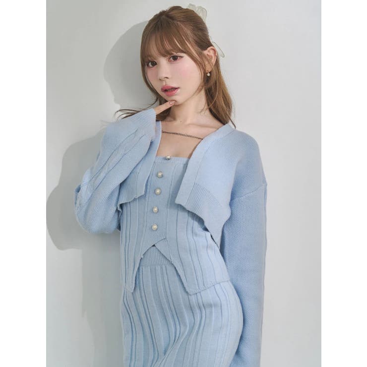 【SETUP】フロントボタンニットベアTOP | EATME | 詳細画像45 