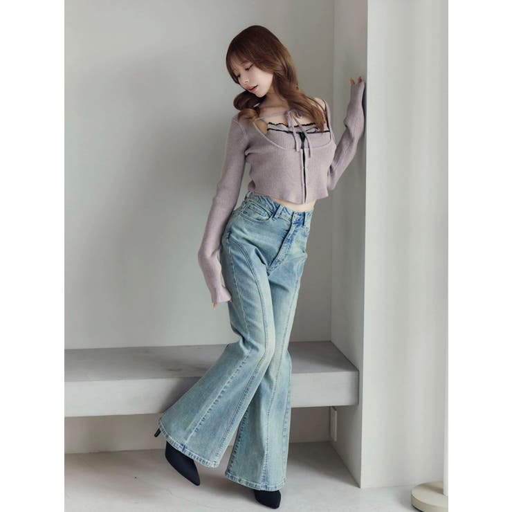 バイカラーキャミニットアンサンブル | EATME | 詳細画像12 