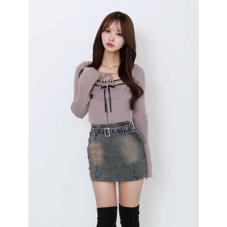 バイカラーキャミニットアンサンブル | EATME | 詳細画像27 