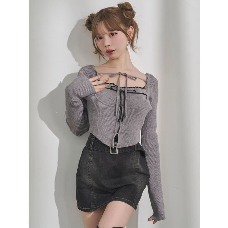 バイカラーキャミニットアンサンブル | EATME | 詳細画像33 