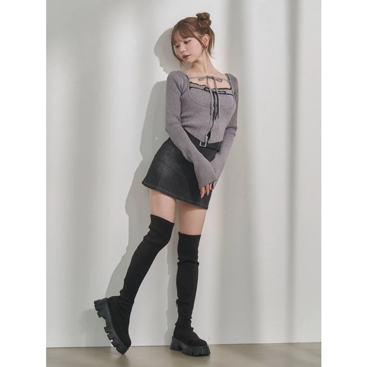 バイカラーキャミニットアンサンブル | EATME | 詳細画像34 