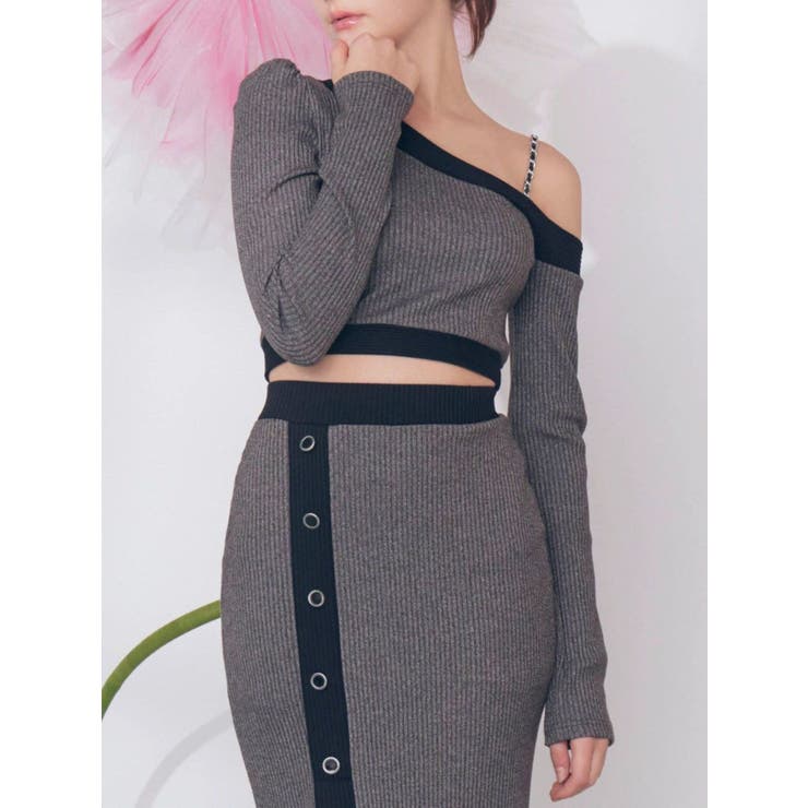 【SETUP】バイカラーワンショルTOP | EATME | 詳細画像1 