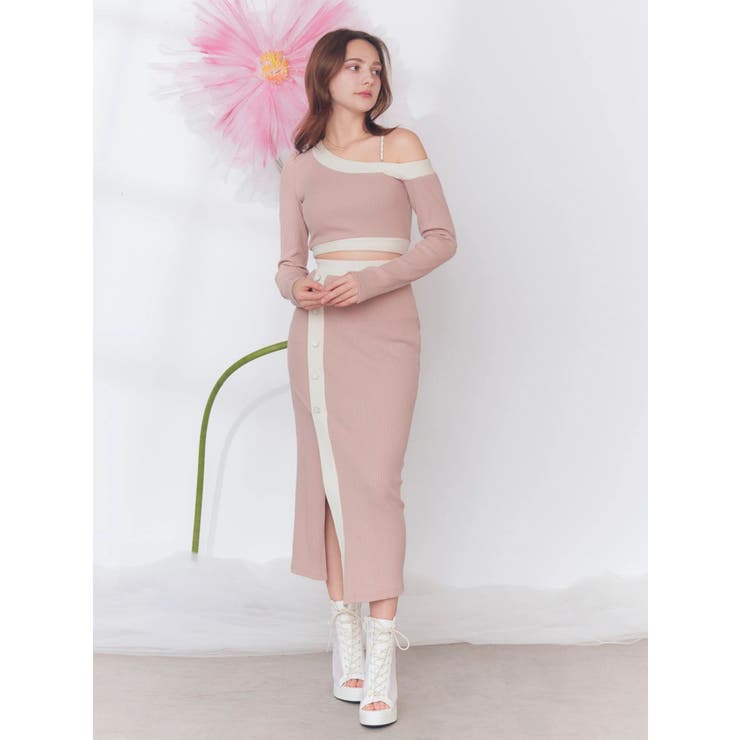 【SETUP】バイカラーワンショルTOP | EATME | 詳細画像11 