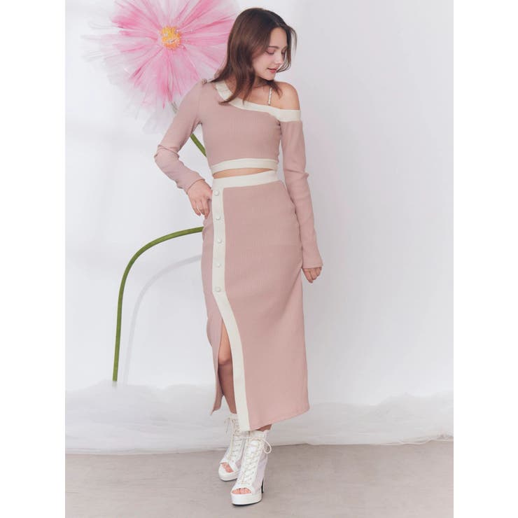 【SETUP】バイカラーワンショルTOP | EATME | 詳細画像12 