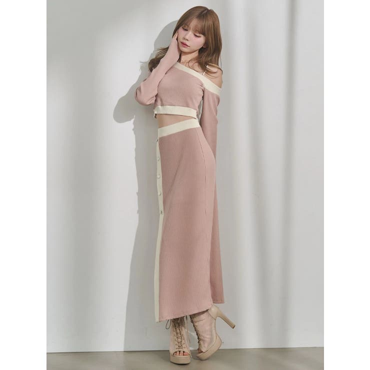 【SETUP】バイカラーワンショルTOP | EATME | 詳細画像21 