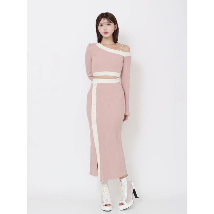 【SETUP】バイカラーワンショルTOP | EATME | 詳細画像24 