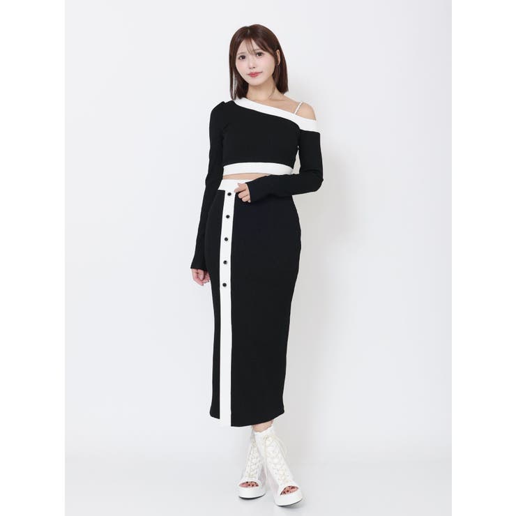 【SETUP】バイカラーワンショルTOP | EATME | 詳細画像6 